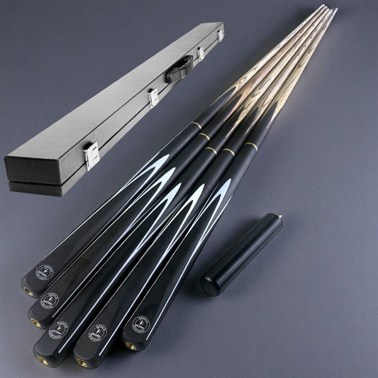 “Cuebera SD20 3/4 split cue laid out with PU leather case and tip sharpener”